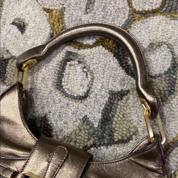💕 Jimmy choo bronze metallic leather satchel 💕 - Picture 4 of 16